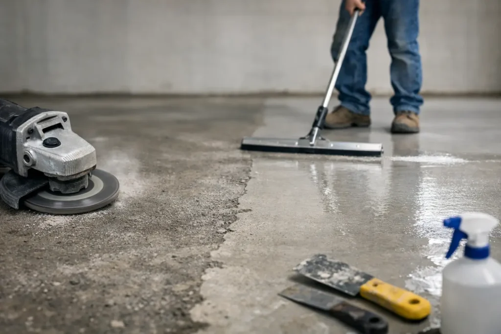 How to Prep Concrete for Coating Right