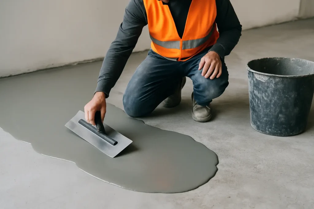 Skim Coat Leveling: Make Concrete Ready for Epoxy